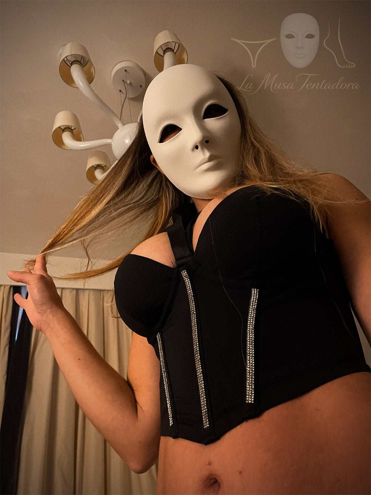 Conjunto Yamamay Privé usado para ti – corset + tanga, olor real